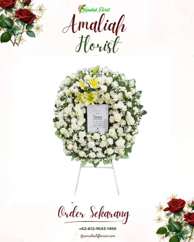 Krans Bunga Duka Cita di Bedulu